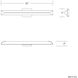 Straitaway LED 32 inch Brushed Nickel Bath Vanity & Wall Light in 3500K, dweLED