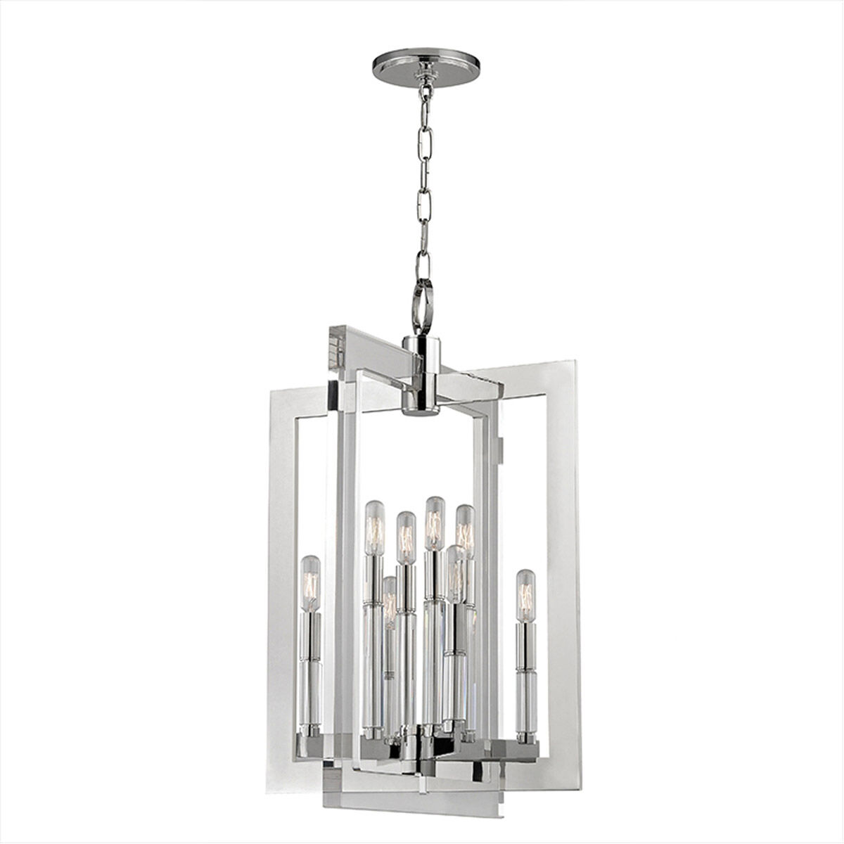 Wellington 8 Light 23 inch Polished Nickel Chandelier Ceiling Light