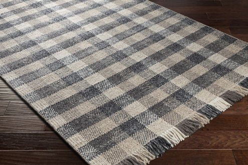 Reliance 90 X 60 inch Charcoal Rug in 5 x 8, Rectangle