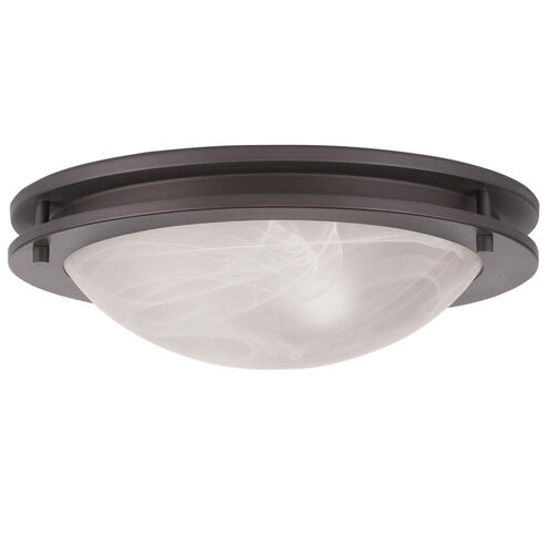 Ariel 2 Light 13 inch Bronze Flush Mount Ceiling Light