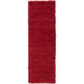 Aros 96 X 30 inch Burgundy Rug