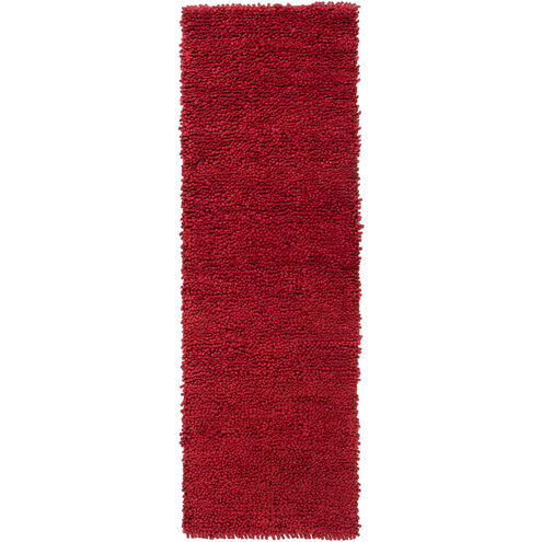 Aros 96 X 30 inch Burgundy Rug