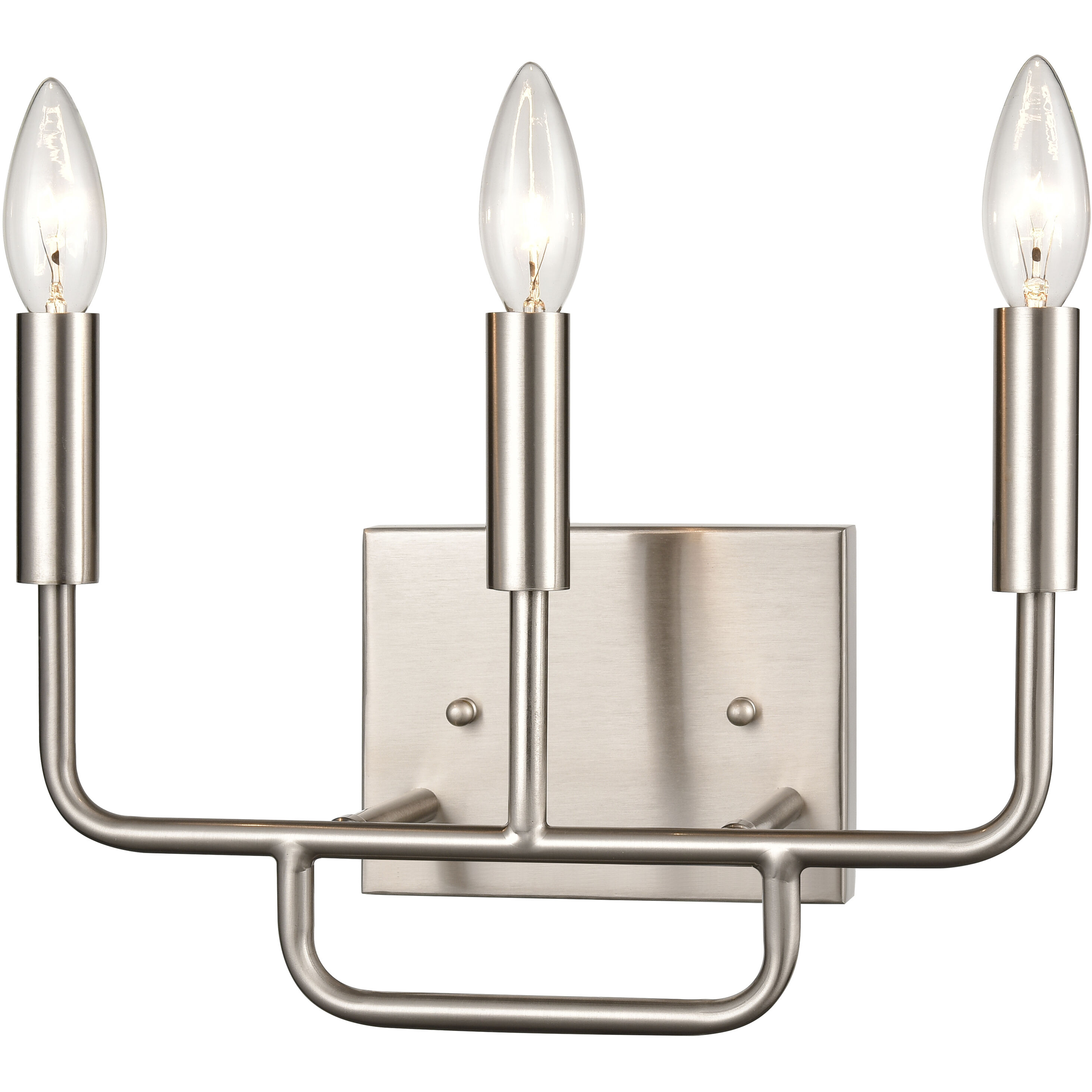 Park Slope 3 Light 13 inch Brushed Nickel Vanity Light Wall Light