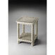 Bone Inlay Amelia  24 X 18 inch Brown Bone Inlay Accent Table
