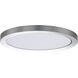 Chip LED 12 inch Satin Nickel Flush Mount Ceiling Light