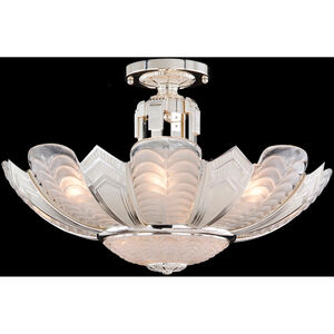 Mariner Luxury LED 29.92 inch Antique Silver Plated Flush Mount Ceiling Light