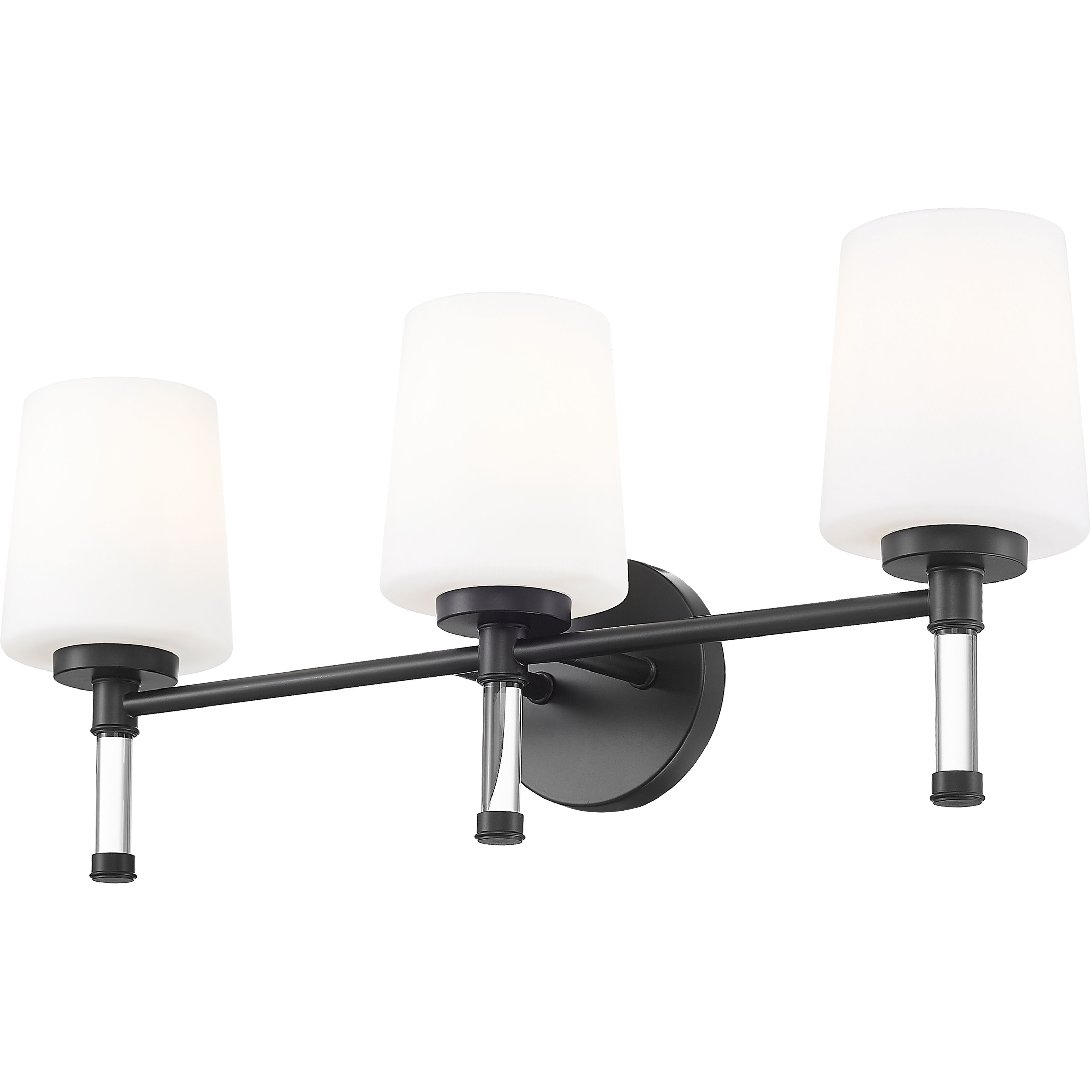 Henri Vanity Wall Light in Matte Black
