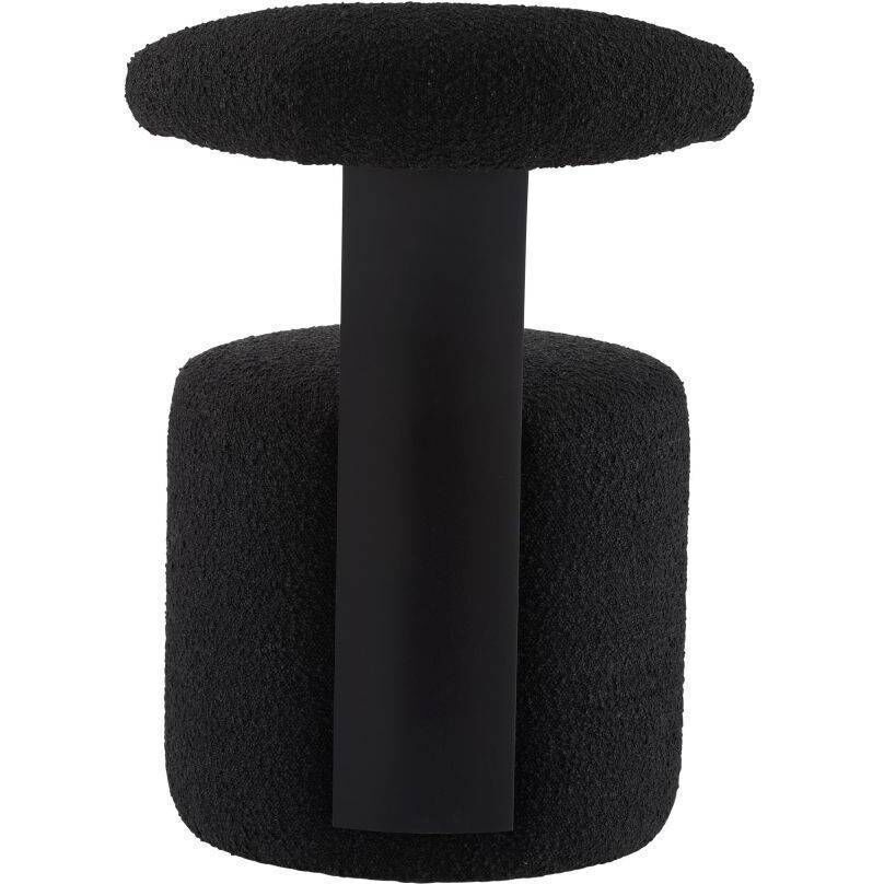 Ginni Charcoal Boucle and Ebony Chair