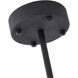 Canada LED 24 inch Black LED Chandelier Ceiling Light