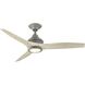 Spitfire 48 inch Antique Graphite with Light Oak Blades Indoor/Outdoor Ceiling Fan, Kit