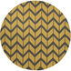 Fallon 96 X 96 inch Bright Yellow, Charcoal Rug