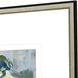 Figurative Collection Traditional Step Profile Wood With Distressed Silver Leaf Framed Art