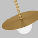 Kelly by Kelly Wearstler Nodes 1 Light 18 inch Burnished Brass Pendant Ceiling Light