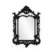 Arlington 49 X 34 inch Glossy Black Wall Mirror