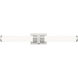 Idris LED 32.5 inch Brushed Nickel Bath Vanity Wall Light
