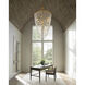 Myra 12 Light 35 inch Distressed Brass Chandelier Ceiling Light