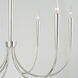 Holden 6 Light 33 inch Polished Nickel Chandelier Ceiling Light
