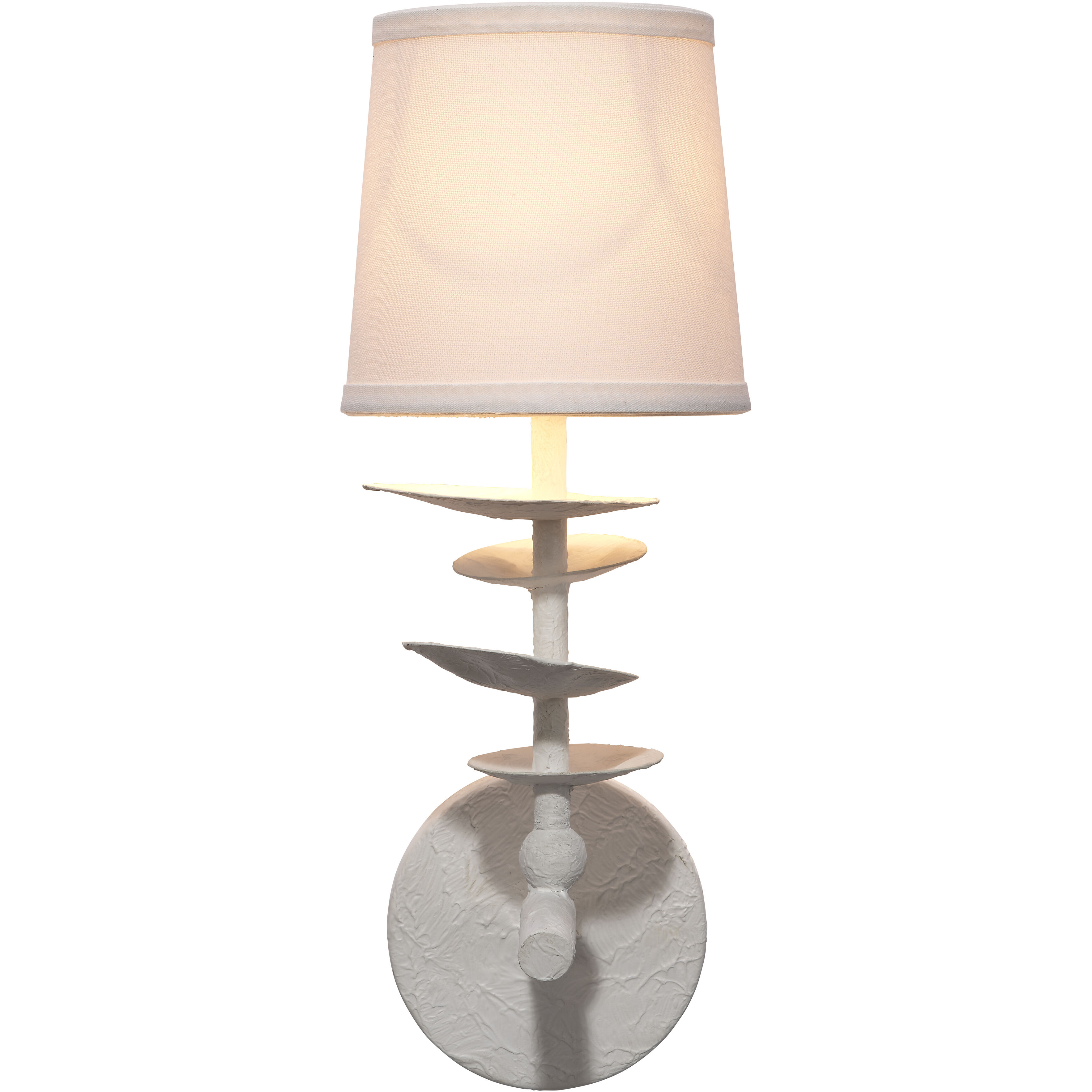 Petal 1 Light 6 inch White Wall Sconce Wall Light