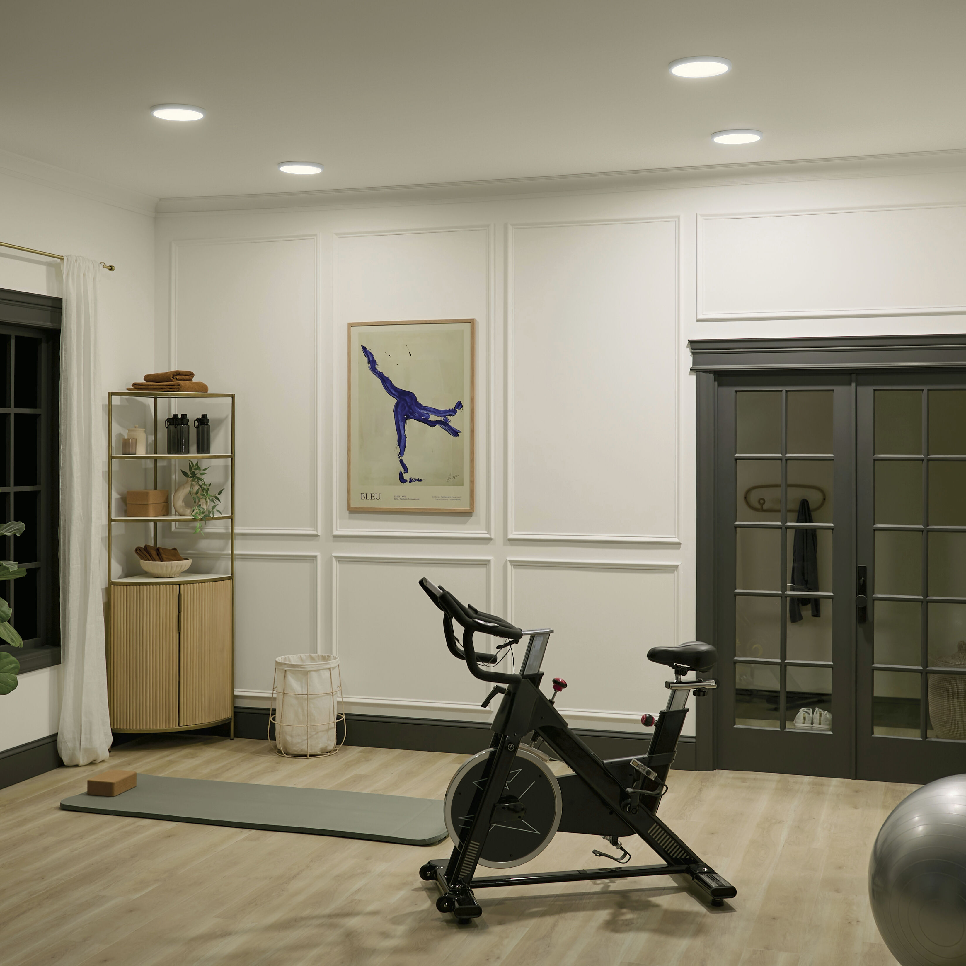 Ara LED White Flush Mount Light Ceiling Light