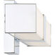 Vantage LED Chrome Wall Sconce Wall Light, Square