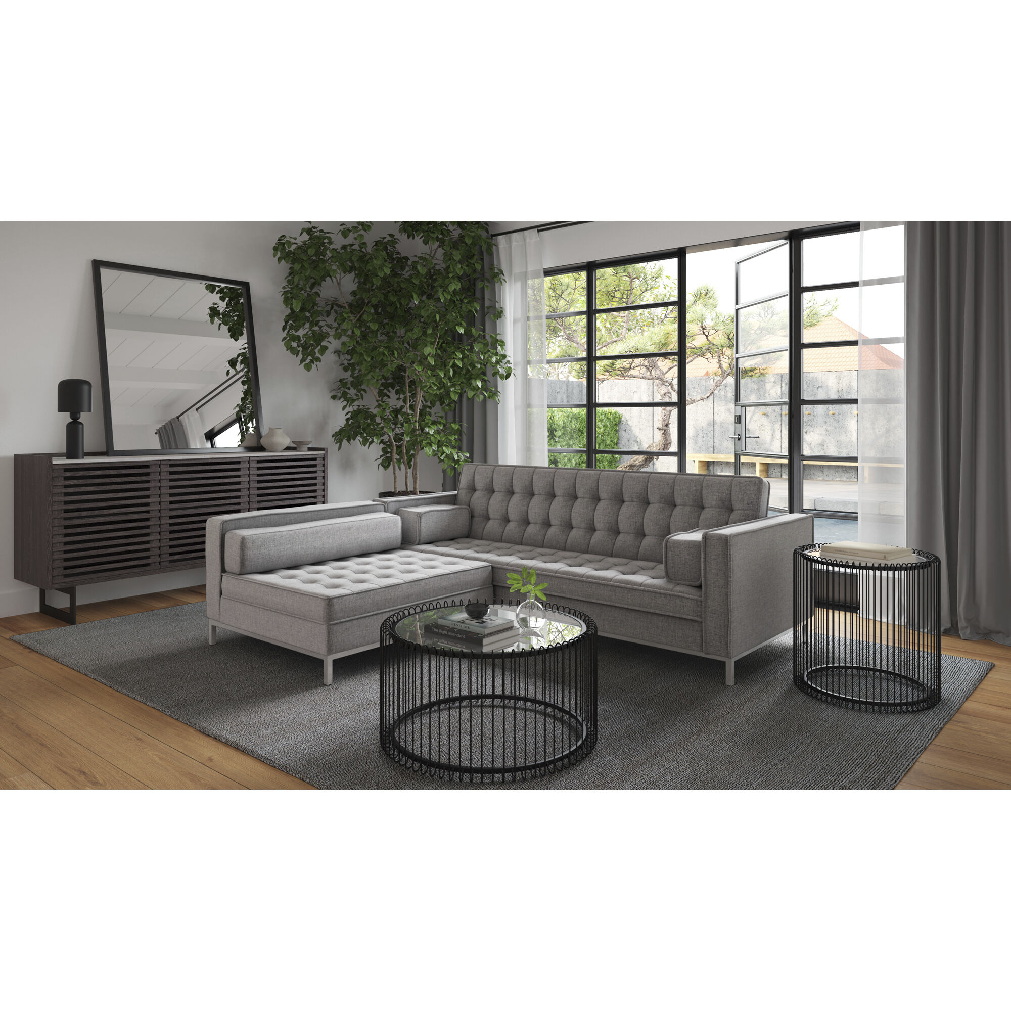 Covella Grey Sofa Bed