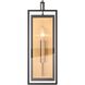Gianni Sconce Wall Light in Matte Black with Gold