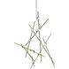 Constellation LED 25.75 inch Satin Brass Chandelier Ceiling Light in 3000K, Clear, Standard Suspension