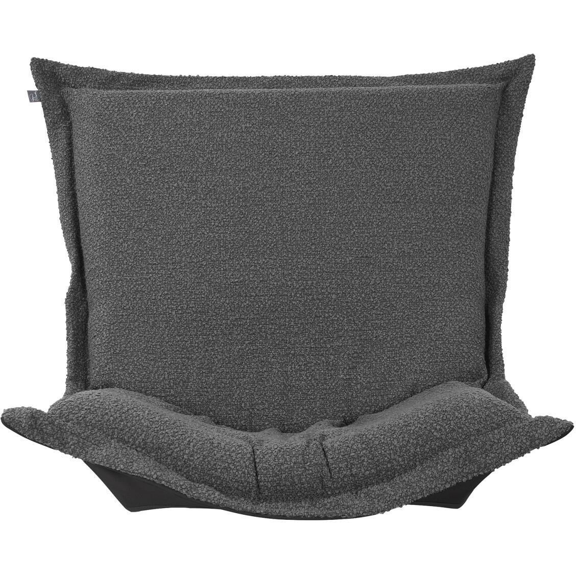 Barbet Charcoal Chair Cover & Cushion