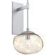 Nova Incandescent 1 Light 10 inch Classic Silver Indoor Sconce Wall Light, Tempo Nebula