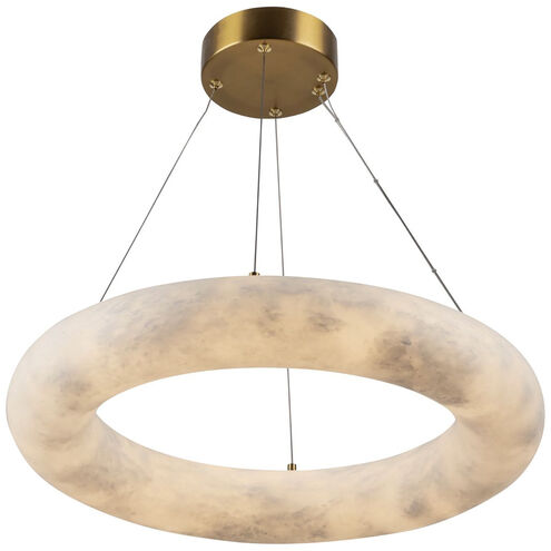 Camila LED 19 inch Brushed Brass Chandelier Ceiling Light