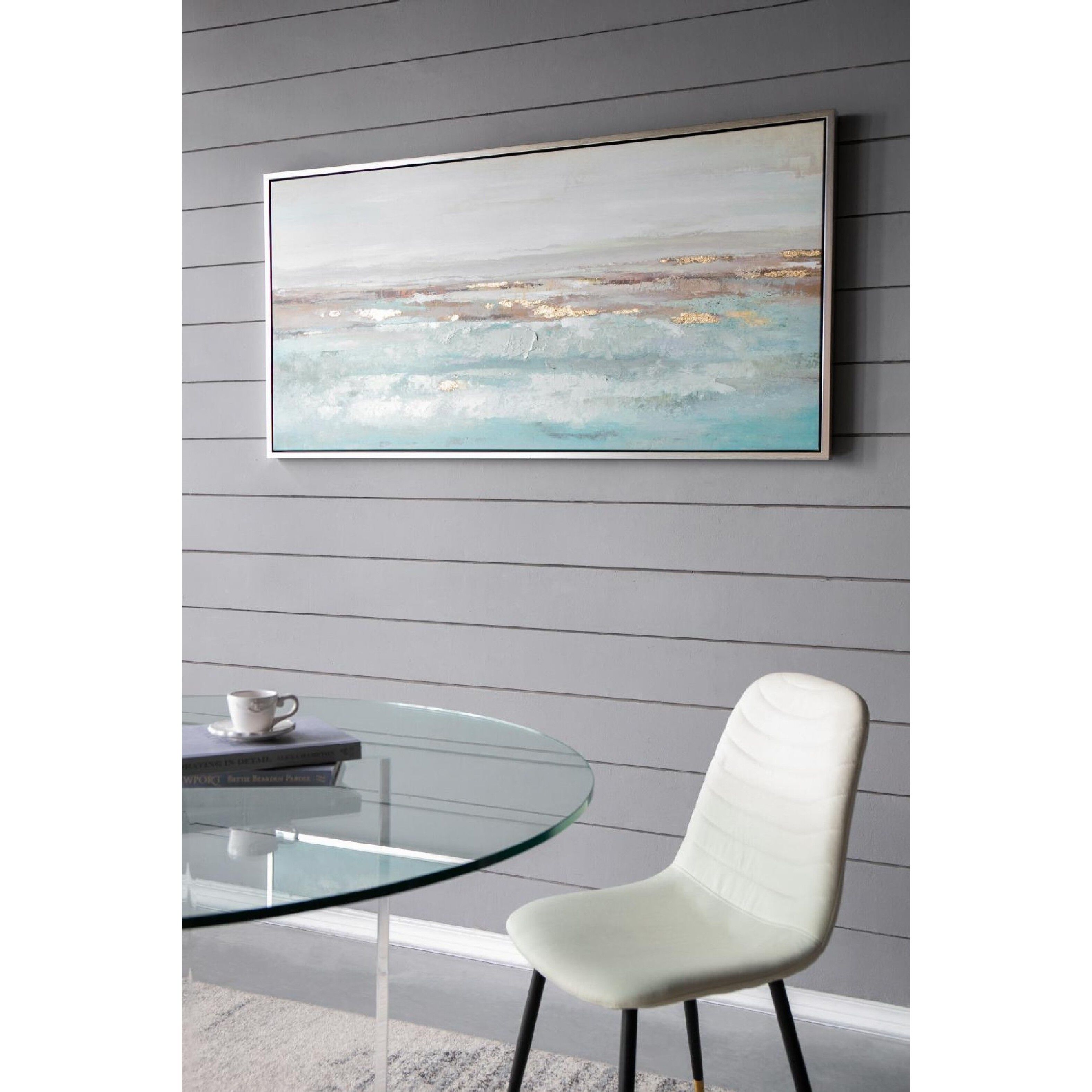 Ocean Blue/Gold Wall Art