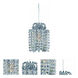 Milieu Mini Pendant 1 Light 5.5 inch Chrome Mini Pendant Ceiling Light in Firenze Light Topaz