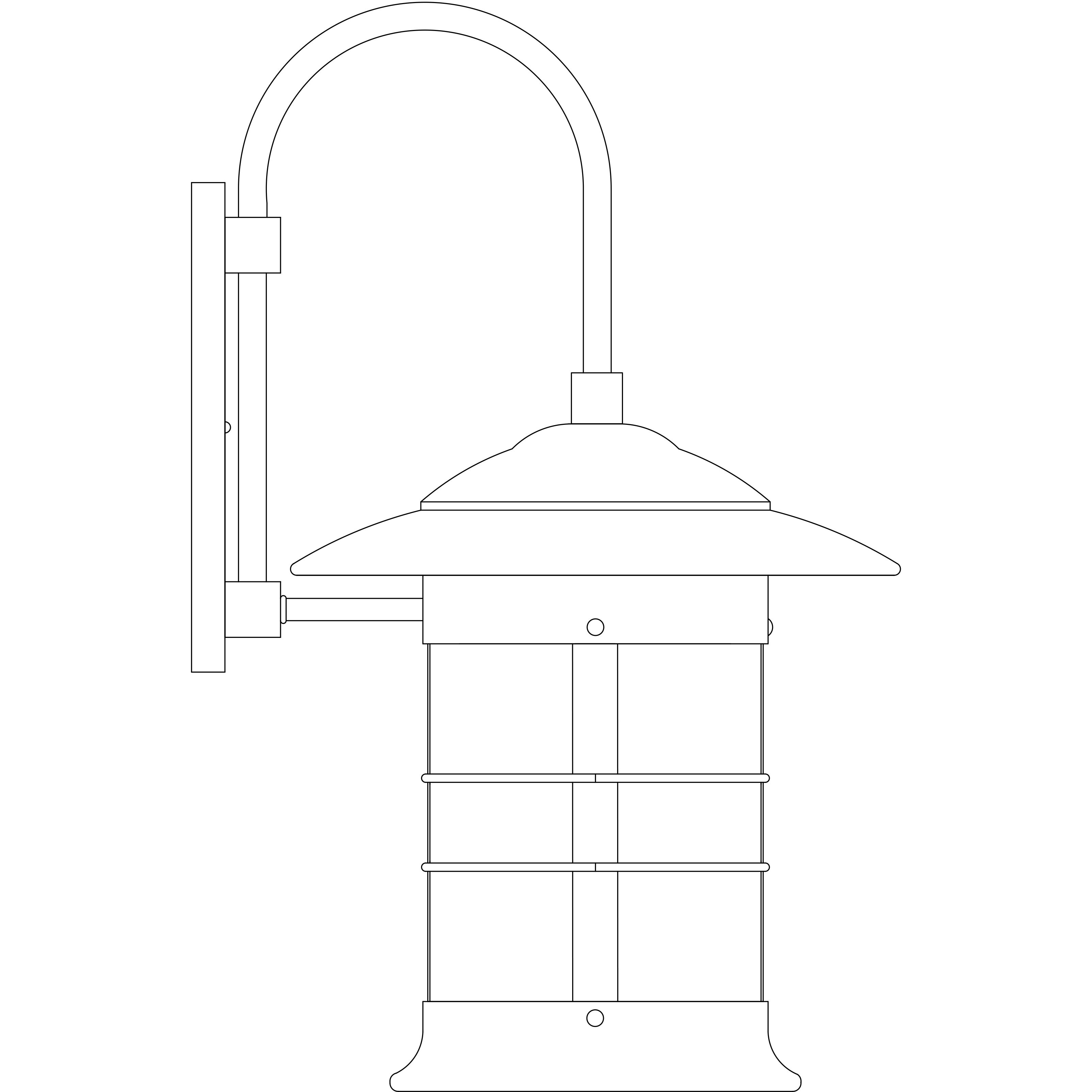 Newport 1 Light 13.75 inch Bronze Wall Mount Wall Light in White Opalescent