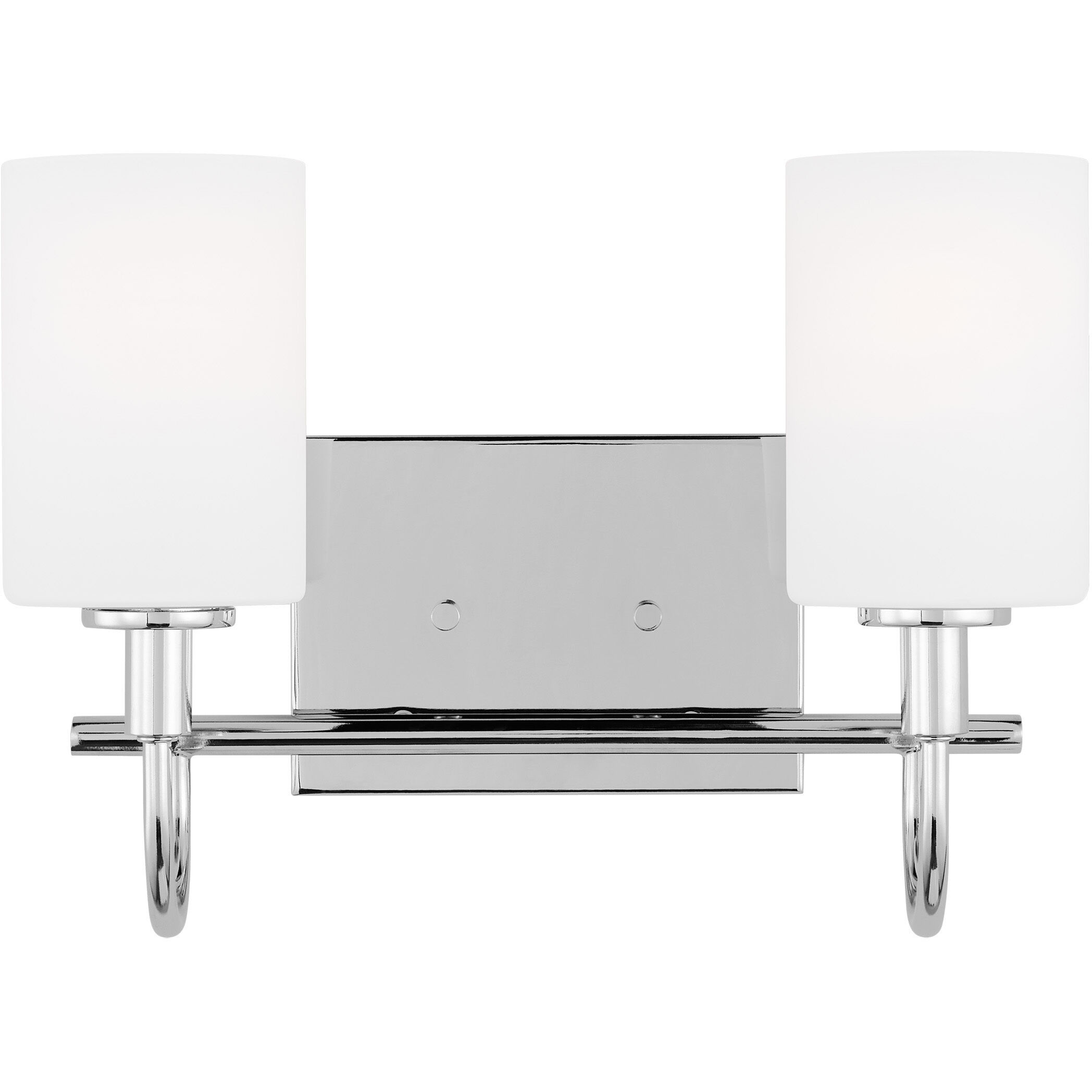 Oak Moore 2 Light 13.88 inch Chrome Bath Vanity Wall Light