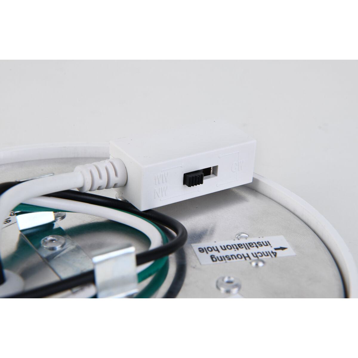 Disk light 120 7.4 inch White Disk Light, Pack of 4