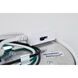 Disk light 120 7.4 inch White Disk Light, Pack of 4