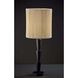 Amos 28 inch 100 watt Black Table Lamp Portable Light