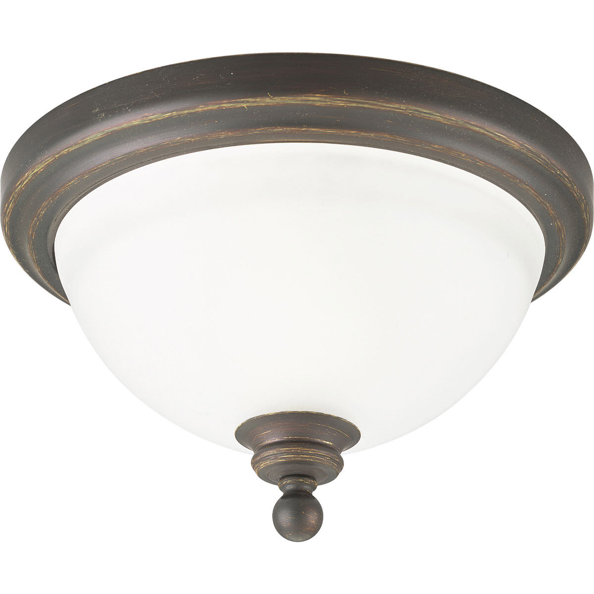 Beacher 1 Light 12 inch Antique Bronze Flush Mount Ceiling Light