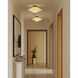 Alora Mood Reeve 1 Light 14.75 inch Brushed Gold Flush Mount Ceiling Light