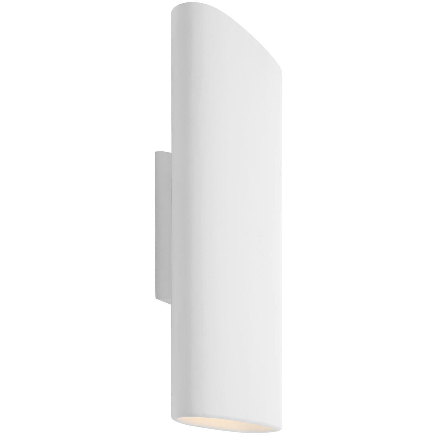 Kelly Wearstler Lotura LED 8 inch Museum White Pocket Sconce Wall Light