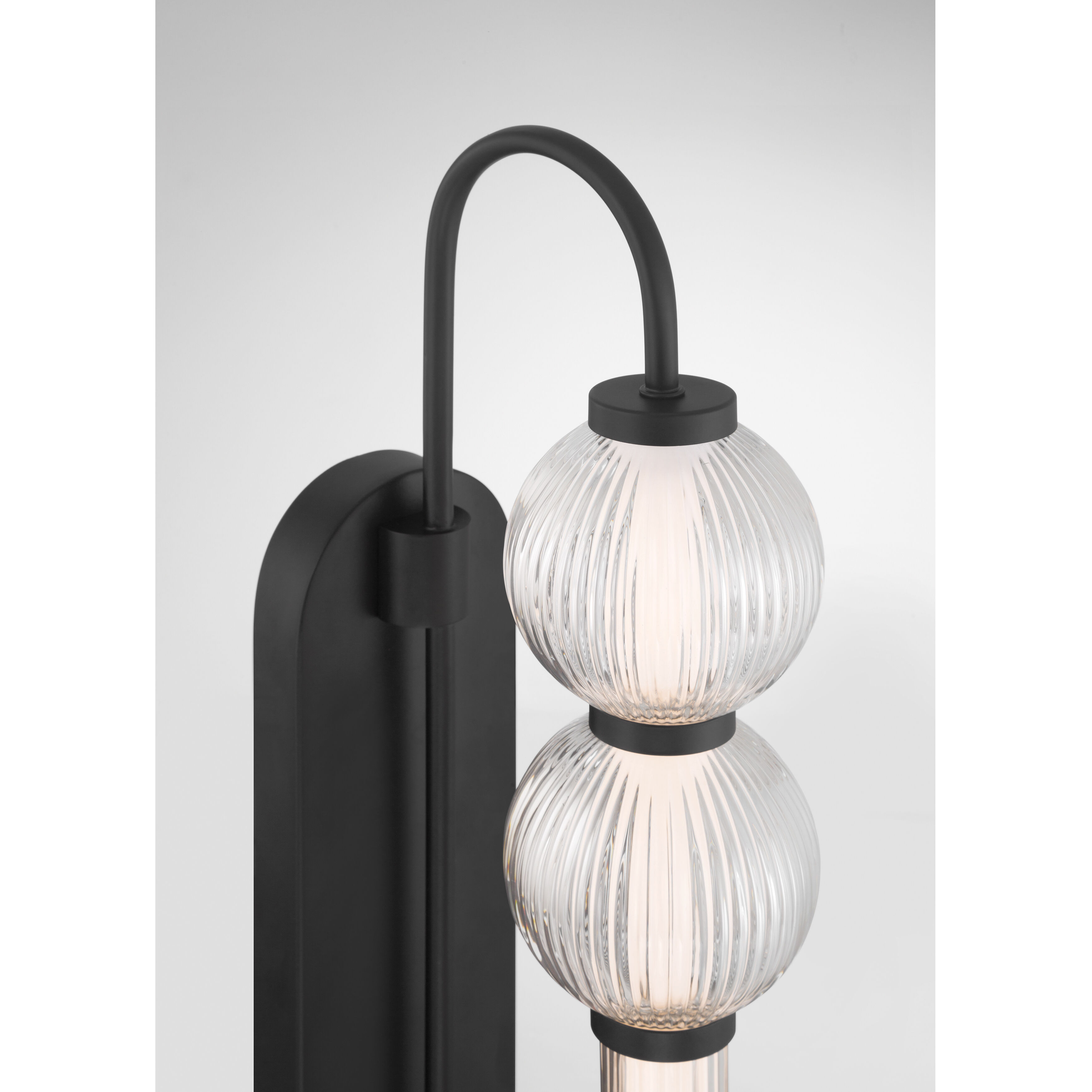 Cordel LED 5.25 inch Dark Matte Black Wall Sconce Wall Light