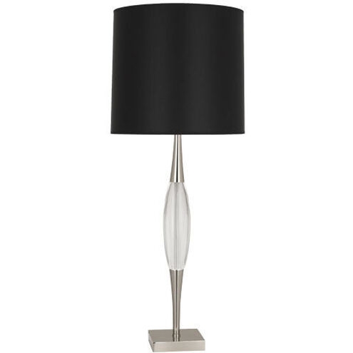 Juno 36.5 inch 150.00 watt Polished Nickel Table Lamp Portable Light in Black With Matte Silver