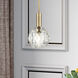 Whitfield 1 Light 6.5 inch Natural Brass Pendant Ceiling Light