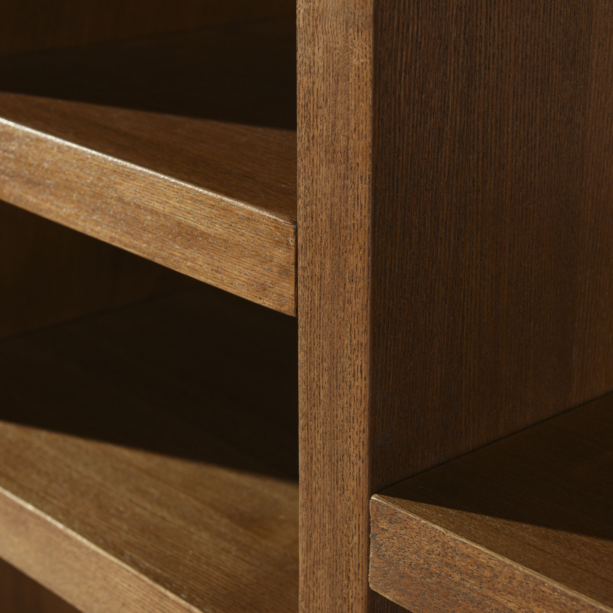 Winnona Amber Woodgrain Bookshelf