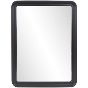 Joelle 40 X 30 inch Matte Black Mirror