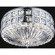 Bloome 4 Light 13 inch Chrome Bowl Flush Mount Ceiling Light
