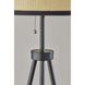 Raven 58.5 inch 150.00 watt Black Floor Lamp Portable Light