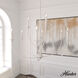 Southcrest 9 Light 36 inch Distressed White 2-Tier Chandelier Ceiling Light