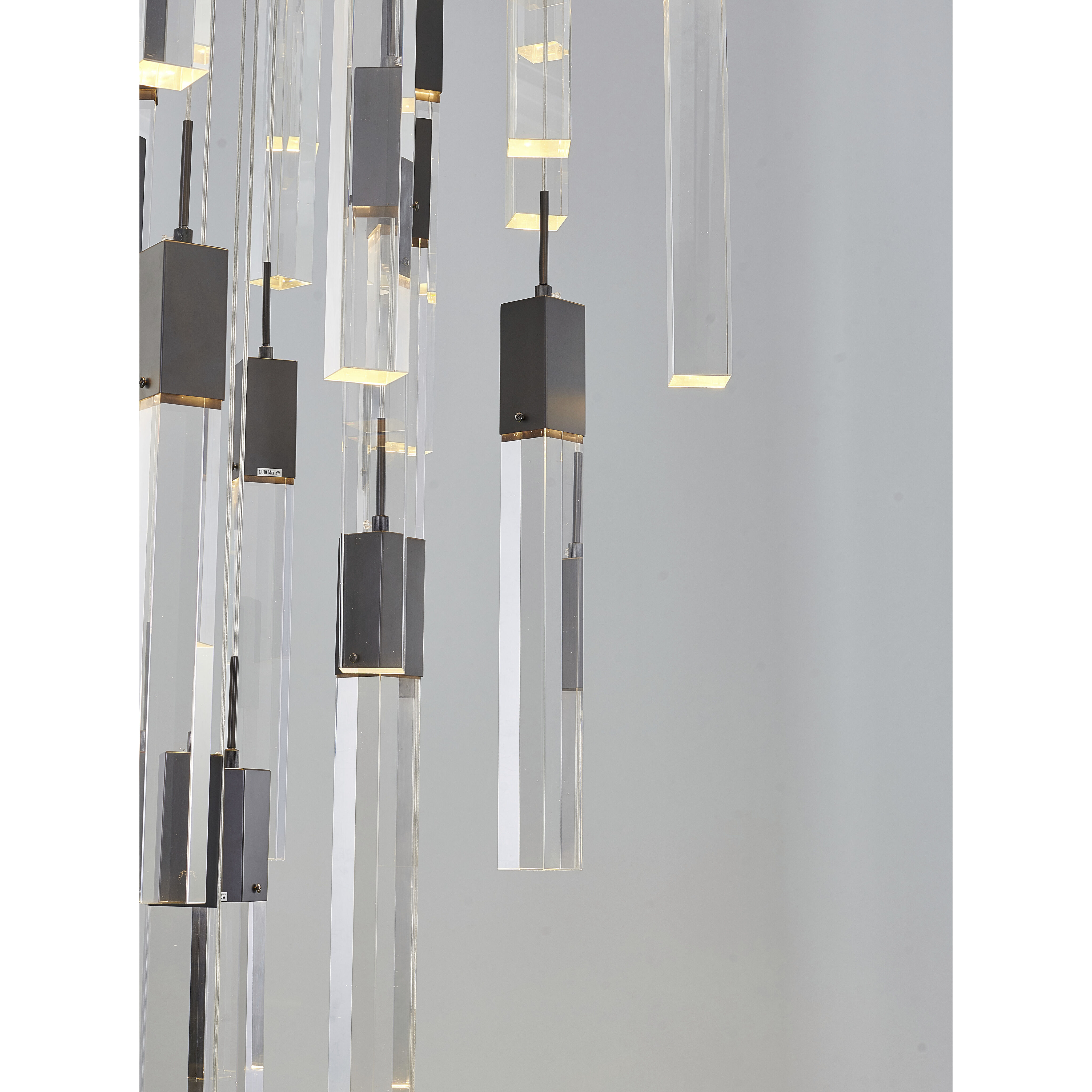 Canada 41 Light 35.43 inch Matte Black Chandelier Ceiling Light