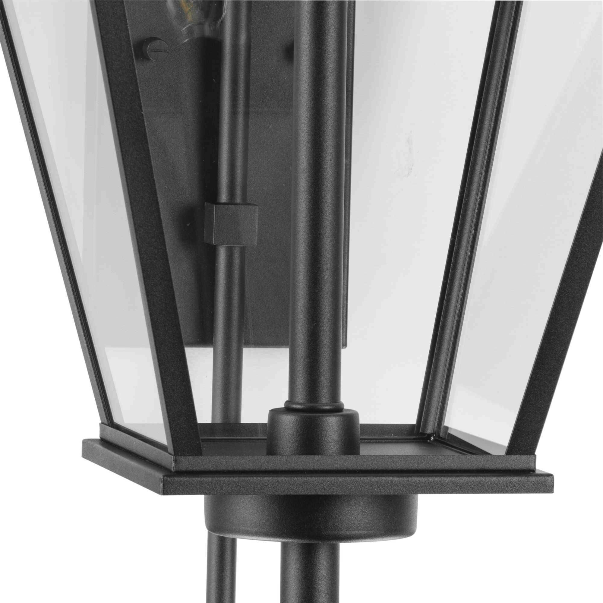 Bradshaw 1 Light 32 inch Textured Black Outdoor Wall Lantern, Design Series